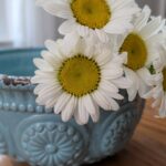 daisies blue bowl 3